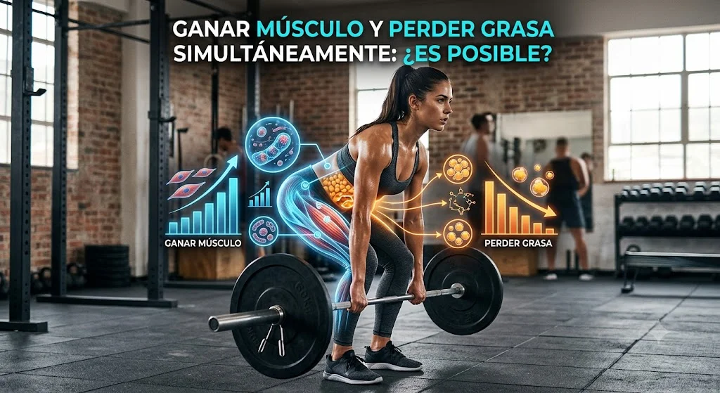 Ganar Músculo y Perder Grasa Simultáneamente: ¿Es Posible?